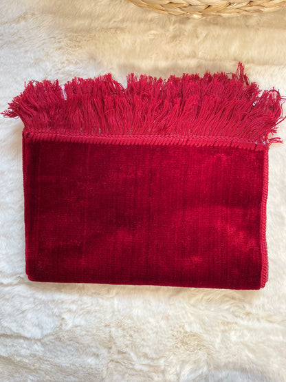 TAPIS DE PRIÈRE ADULTE ÉPAIS couleur Unie