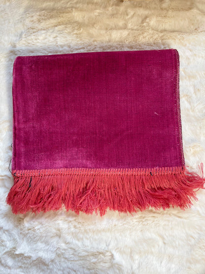 TAPIS DE PRIÈRE ADULTE ÉPAIS couleur Unie