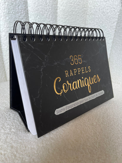 365 RAPPELS CORANIQUES - ROSE ET BLANC, NOIR